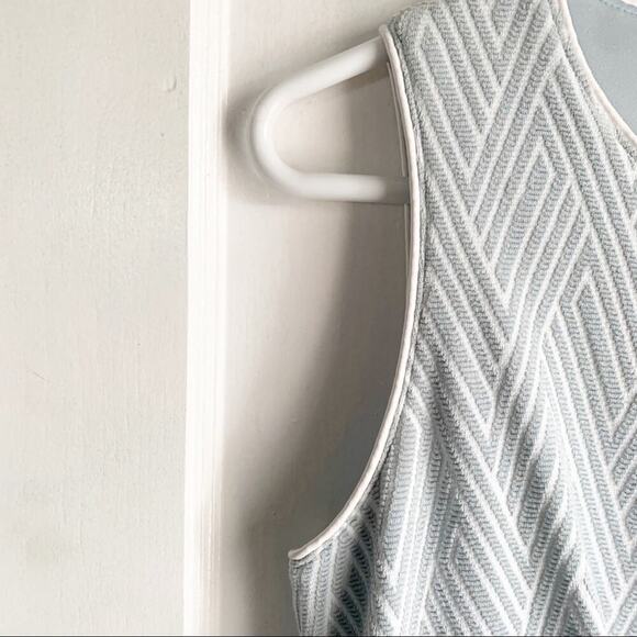 Banana Republic Dress Jacquard Geometric Print Sleeveless A-Line Size 6 - Picture 5 of 14